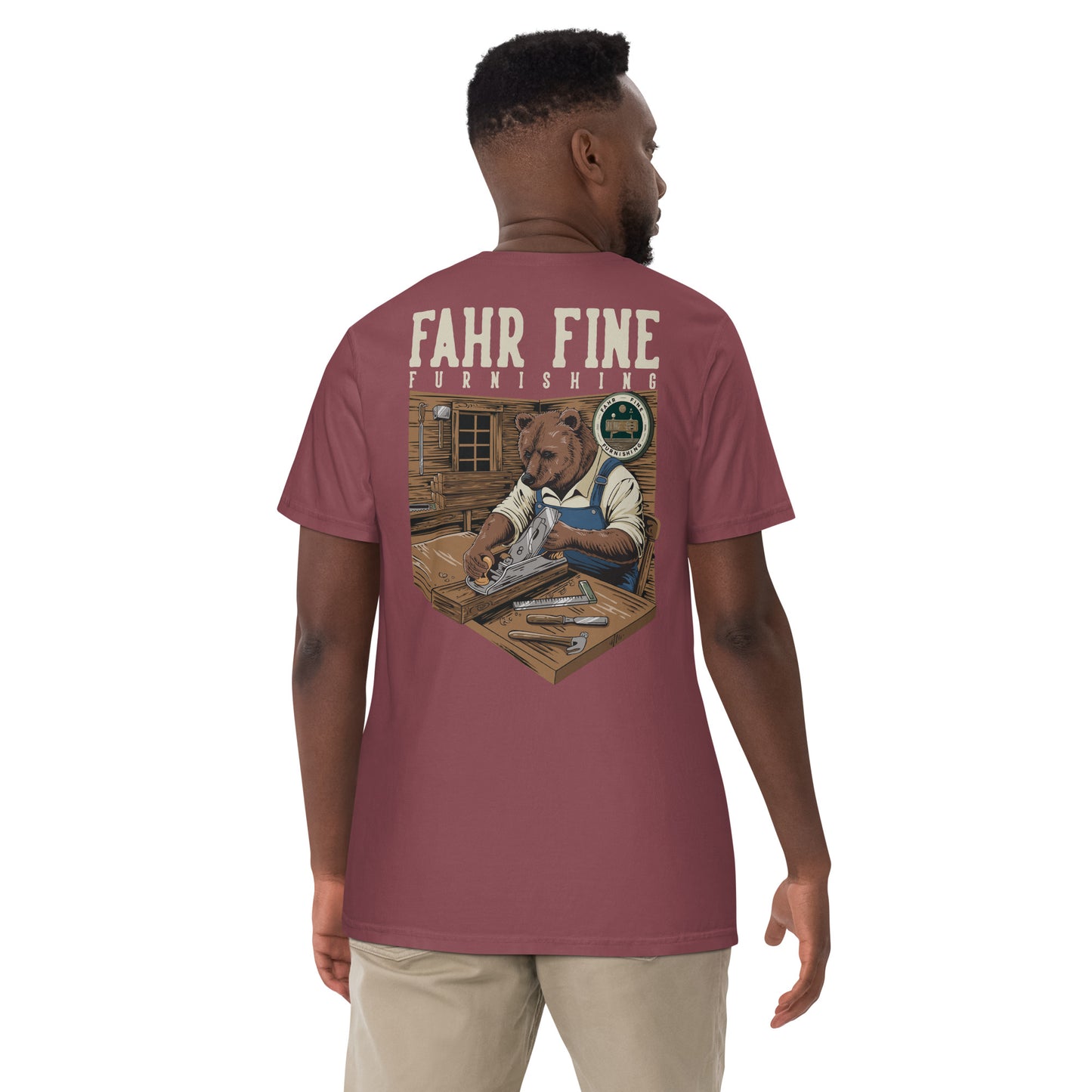 Heavyweight Fahr Fine Furnishing "Bear" Tee