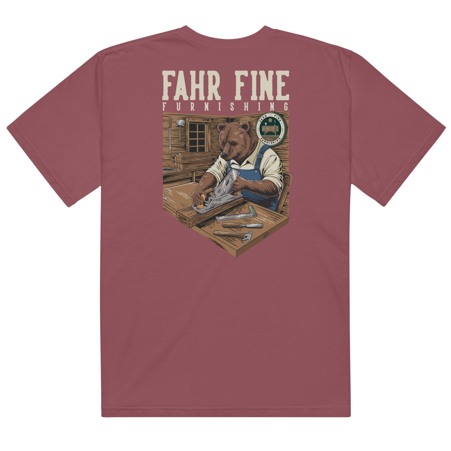 Heavyweight Fahr Fine Furnishing "Bear" Tee