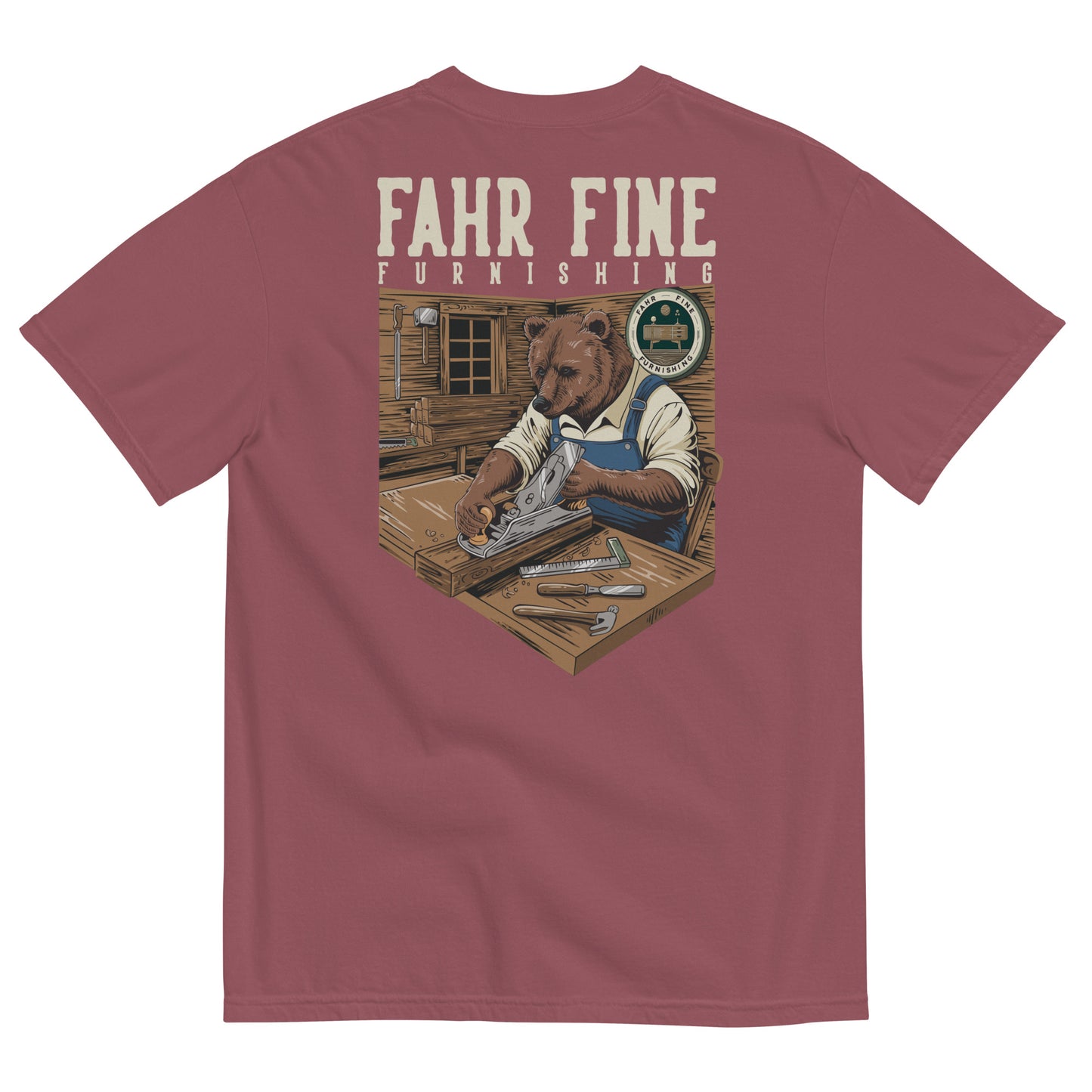 Heavyweight Fahr Fine Furnishing "Bear" Tee