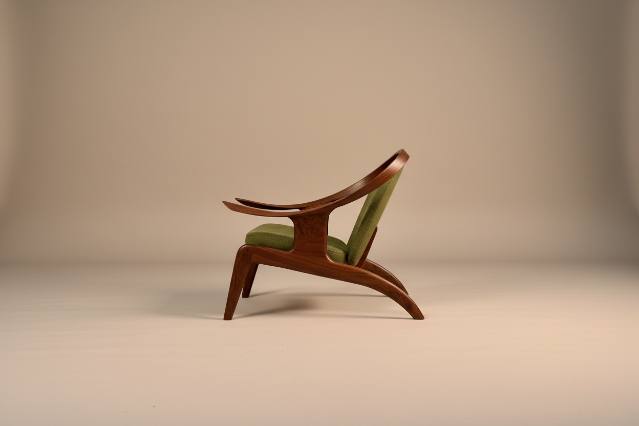 Arc Chair — Studio, Side View