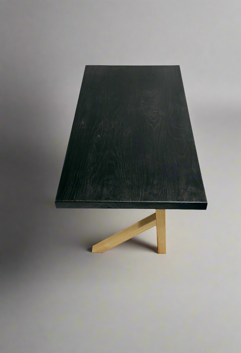 Modern Coffee Table, Contemporary 2-leg Design