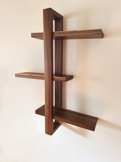 Solid Wood Modern Bookshelf