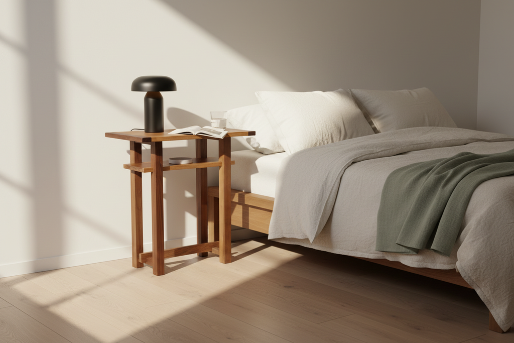 Narrow Side Table — Bedroom