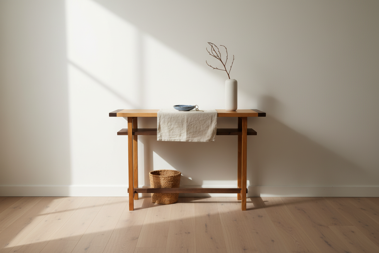 Two-Tone Console — Entryway