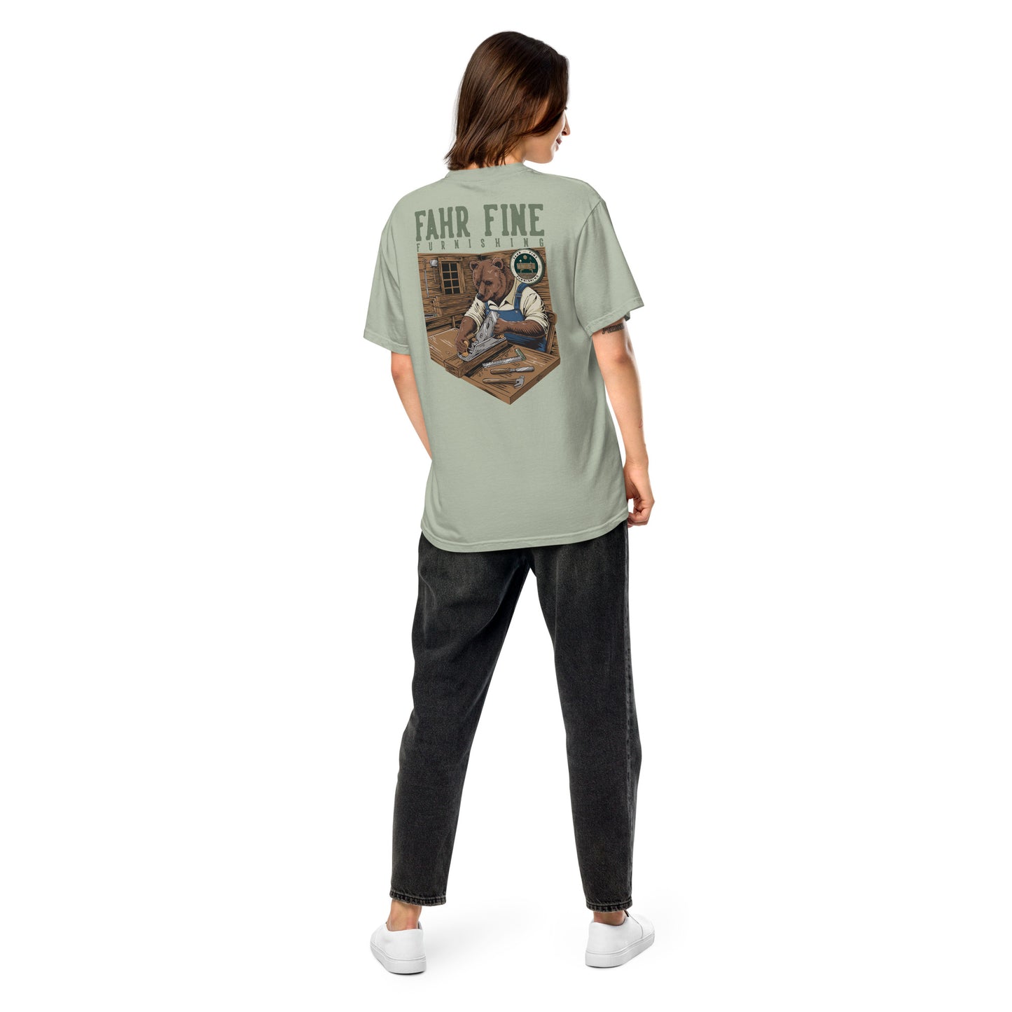 Heavyweight Fahr Fine Furnishing "Bear" Tee