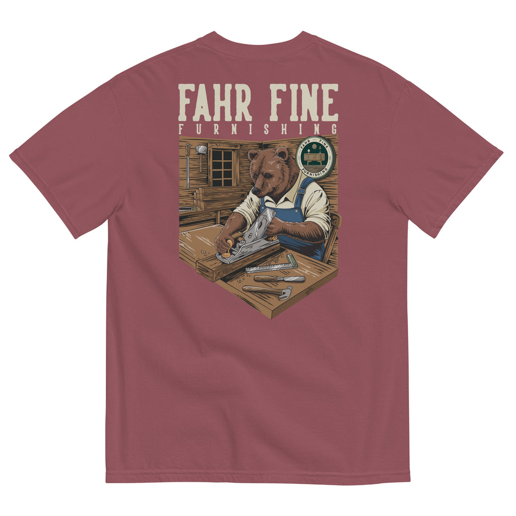 Heavyweight Fahr Fine Furnishing "Bear" Tee