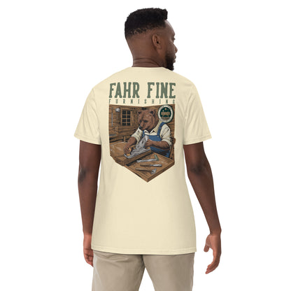 Heavyweight Fahr Fine Furnishing "Bear" Tee