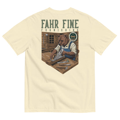 Heavyweight Fahr Fine Furnishing "Bear" Tee