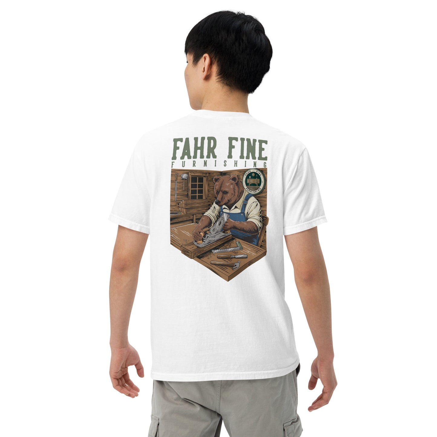 Heavyweight Fahr Fine Furnishing "Bear" Tee